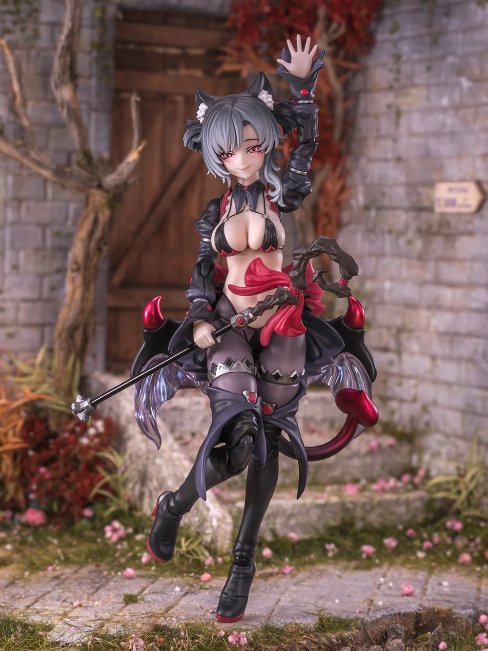 Witch of the Other World Apprentice Witch Hoshikawa Cat (Black Hair Ver.) 1/12 Scale Action Figure - Image 3