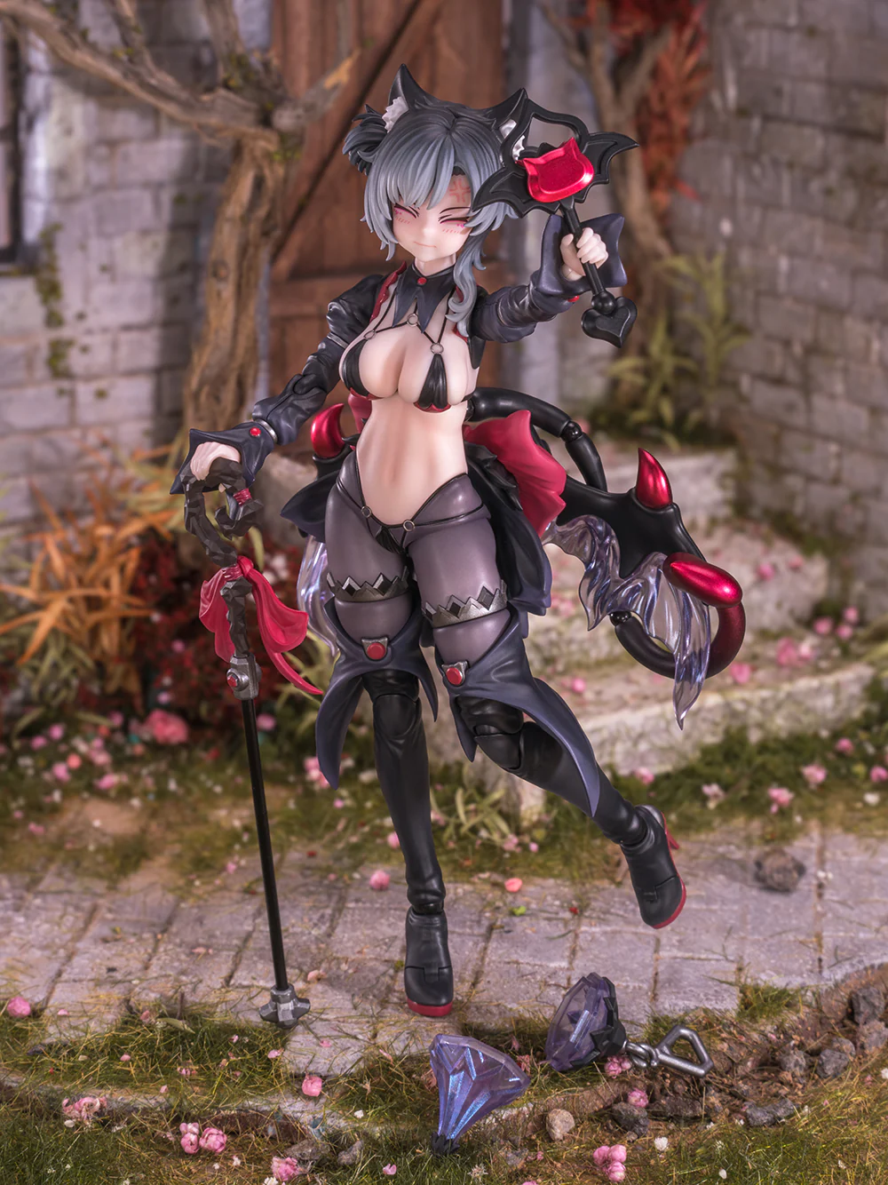 Witch of the Other World Apprentice Witch Hoshikawa Cat (Black Hair Ver.) 1/12 Scale Action Figure - Image 4