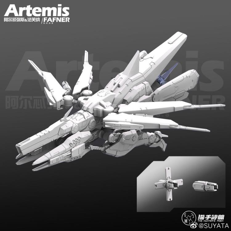 HP-003 The Hunter's Poem Artemis & Fafner 1/12 Scale Model Kit - Image 4
