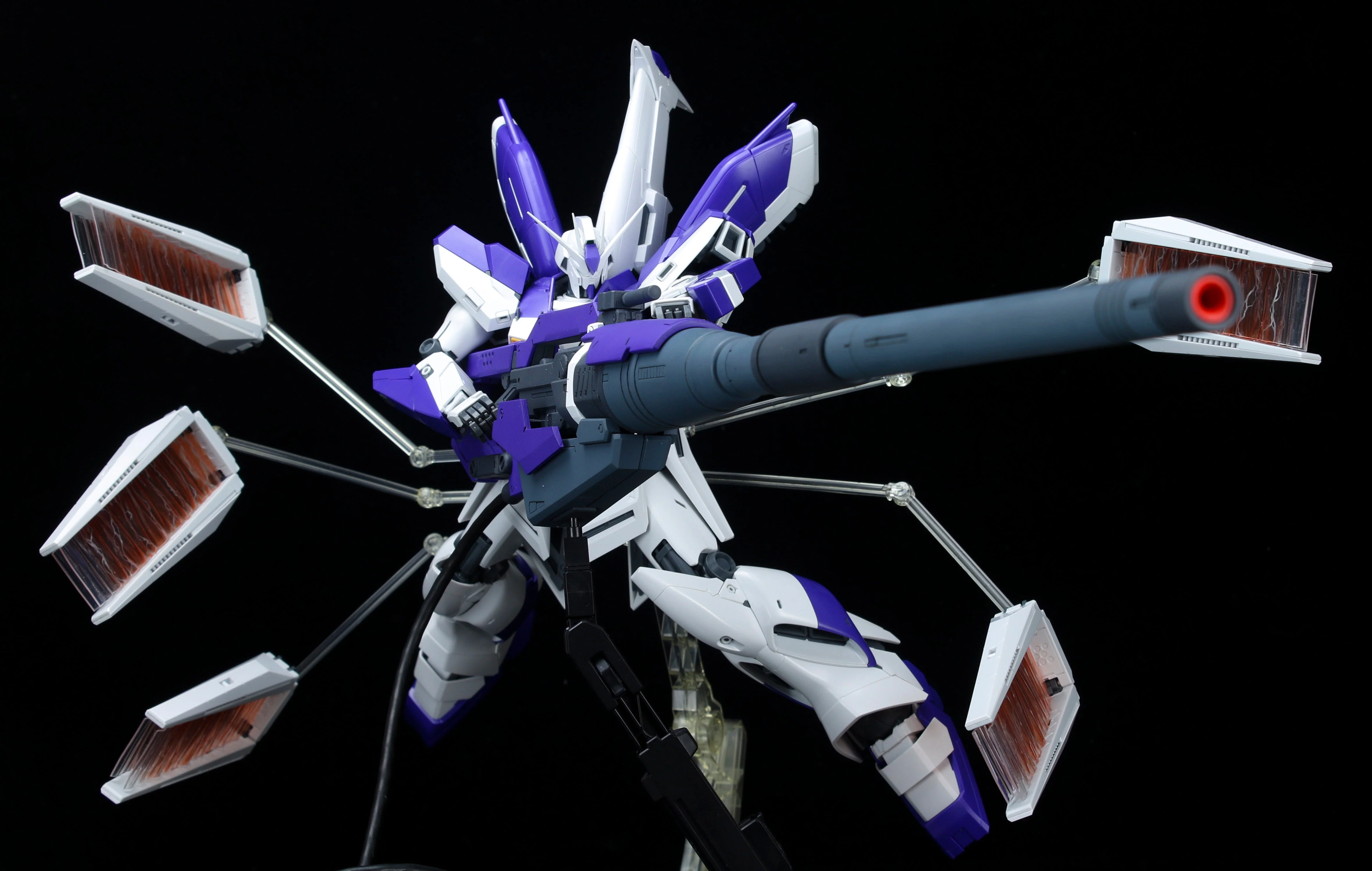 Effects Wings EWMG010A Hyper Mega Launcher For MG Hi Nu Gundam 1/100 With Funnel Effects - Image 3