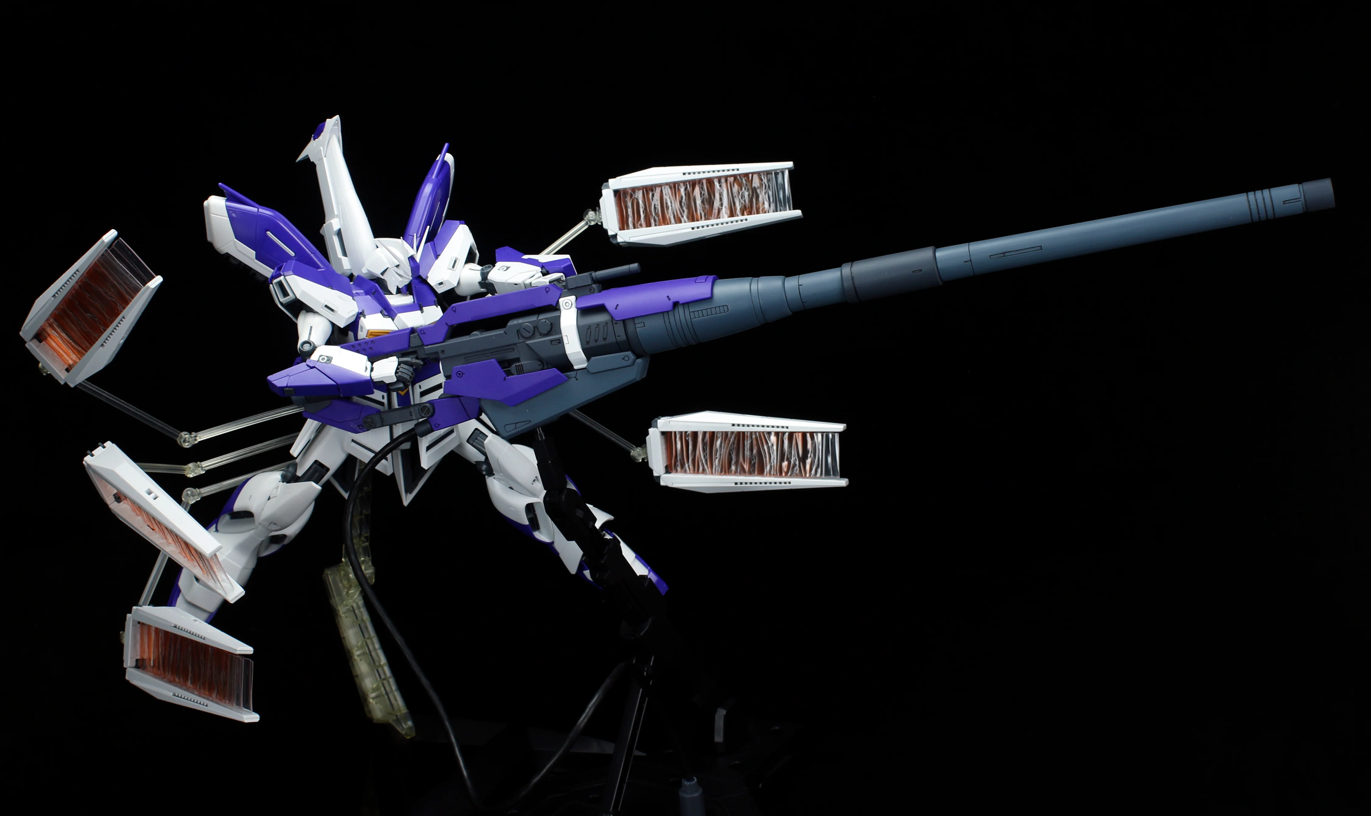 Effects Wings EWMG010A Hyper Mega Launcher For MG Hi Nu Gundam 1/100 With Funnel Effects - Image 4