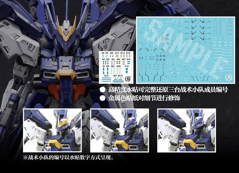 Infinity Nova Trailblazer Integrated Tactical Assault Squad 1/100 Scale Model Kit - Image 24