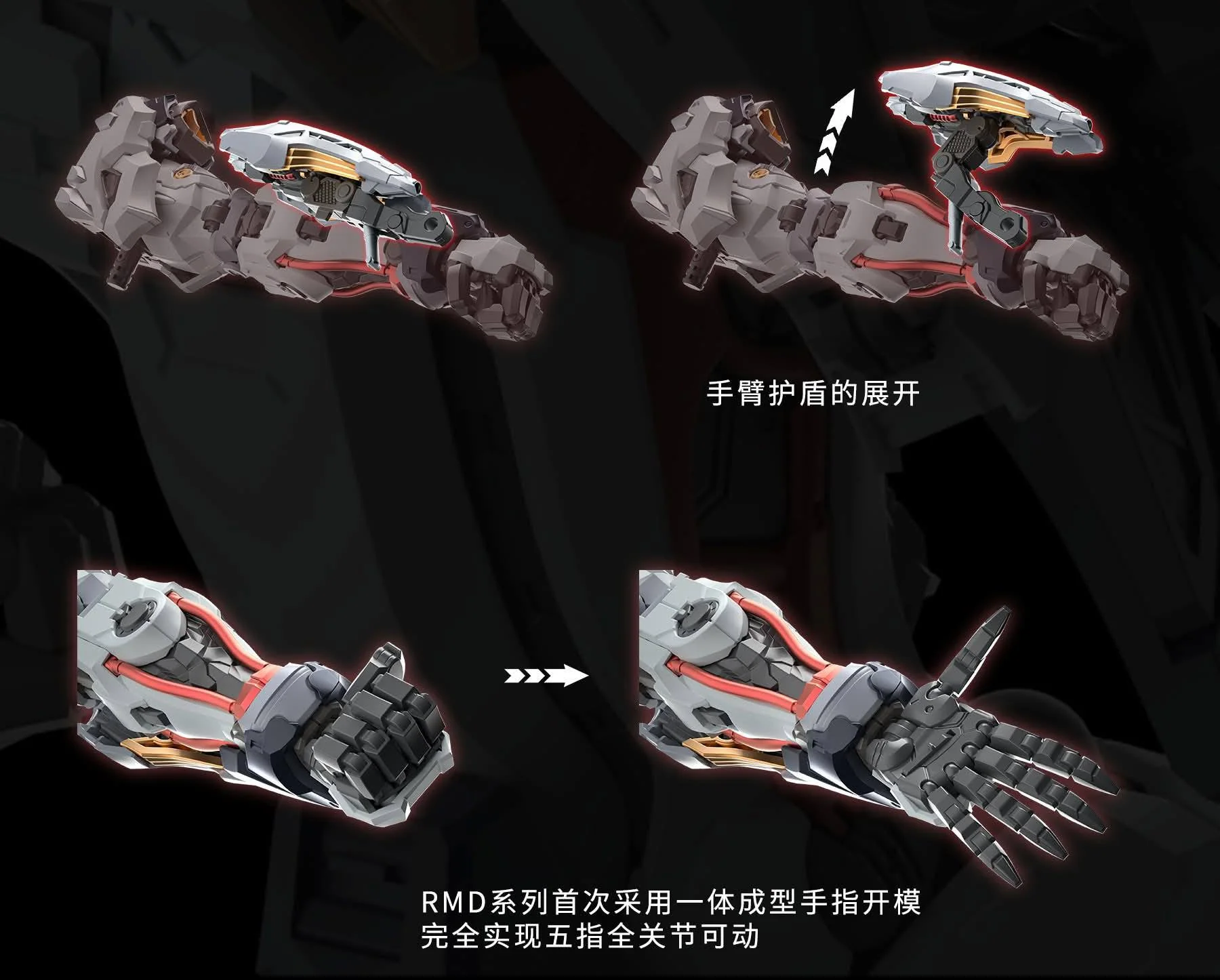 Infinity Nova RMD Fenrir 1/72 Scale Model Kit - Image 18