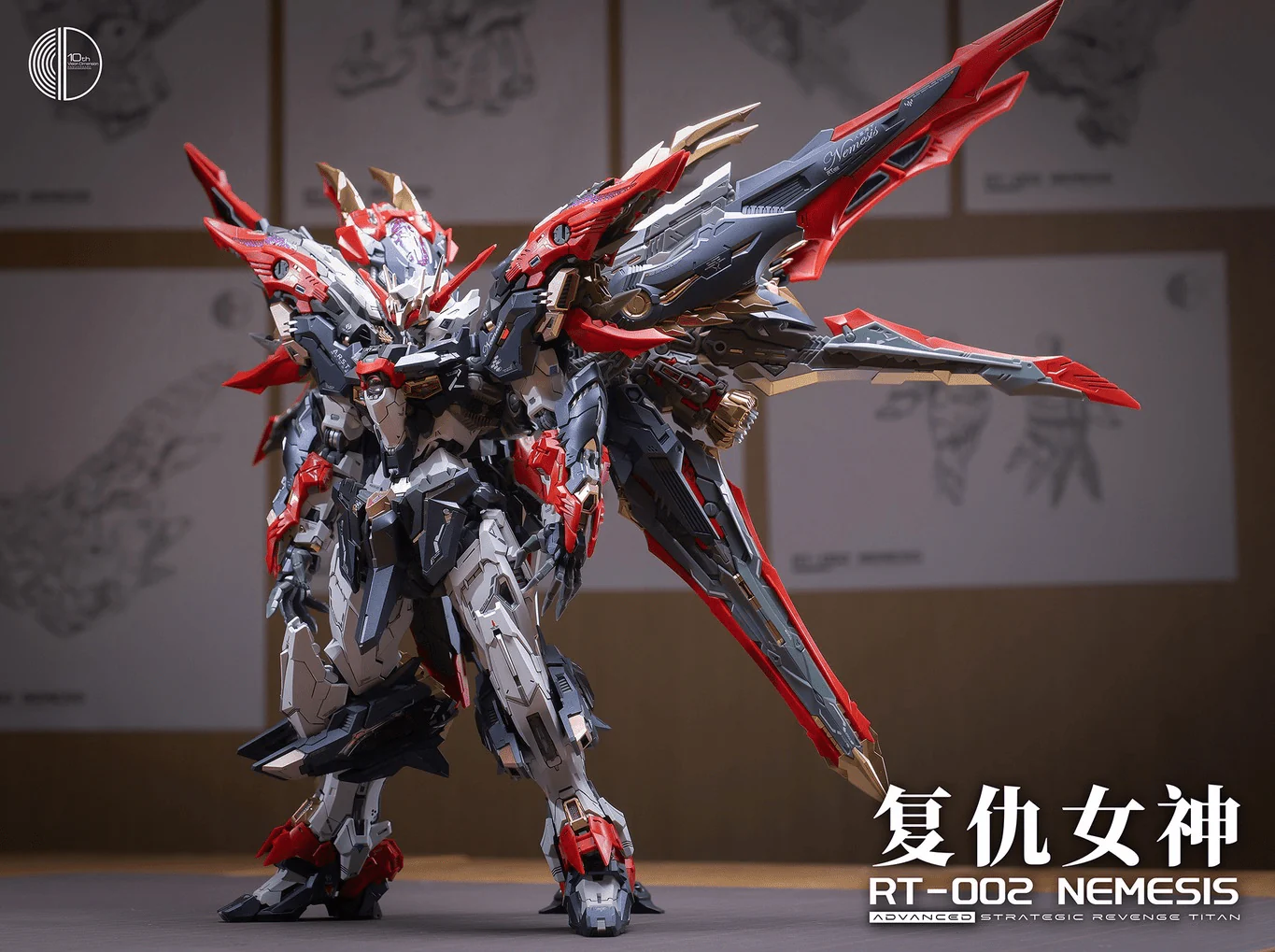 Infinity Nova Nemesis Goddess 1/100 Scale Model Kit - Image 11