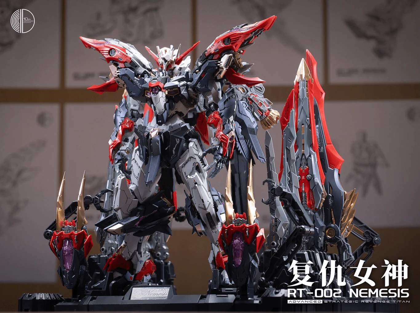 Infinity Nova Nemesis Goddess 1/100 Scale Model Kit - Image 12