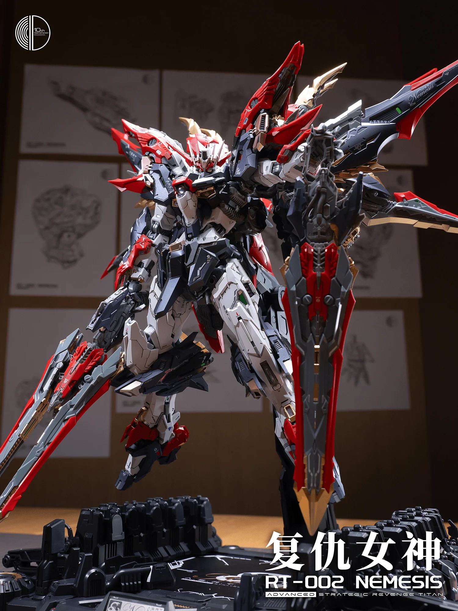 Infinity Nova Nemesis Goddess 1/100 Scale Model Kit - Image 2