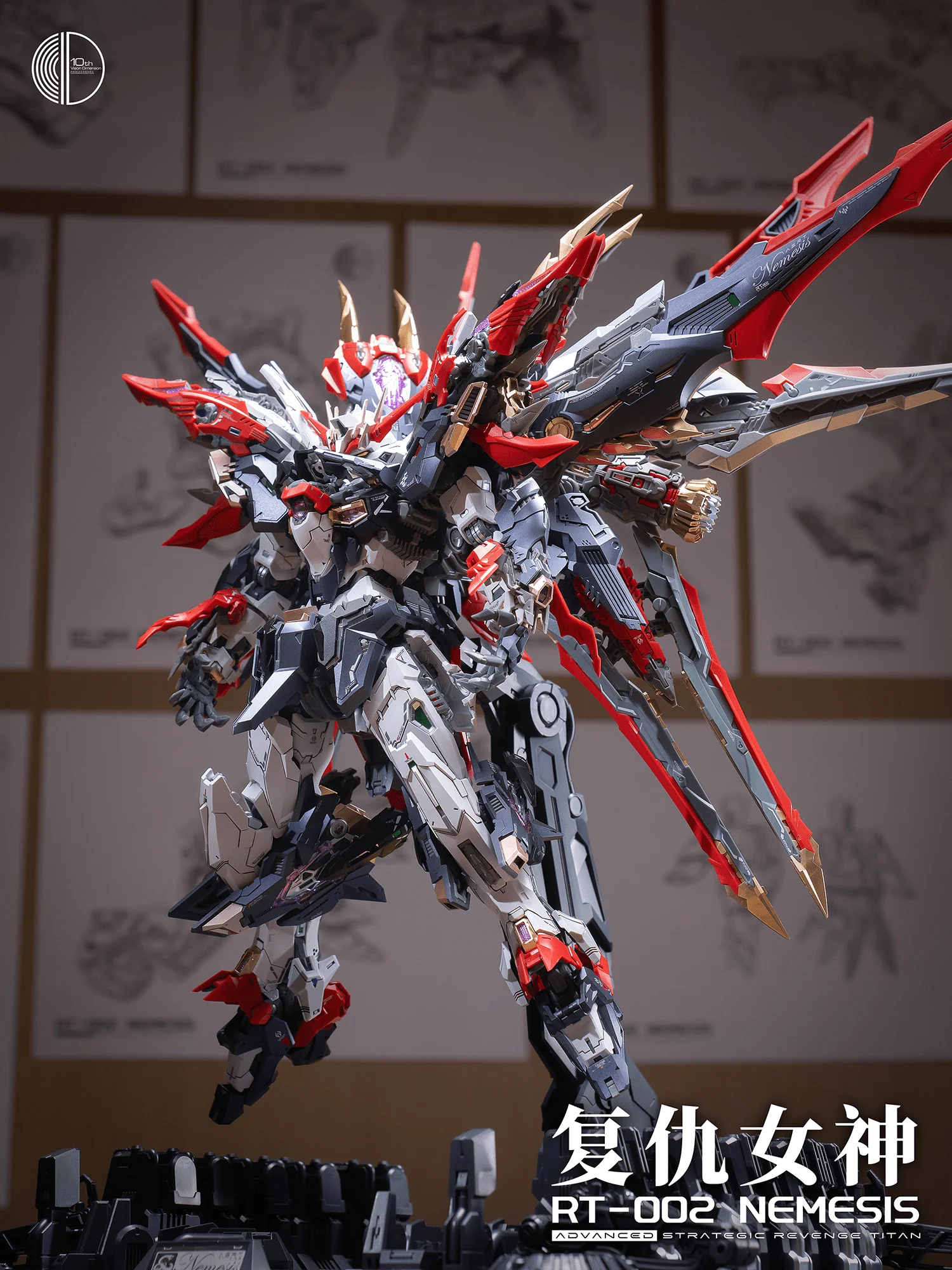 Infinity Nova Nemesis Goddess 1/100 Scale Model Kit - Image 3