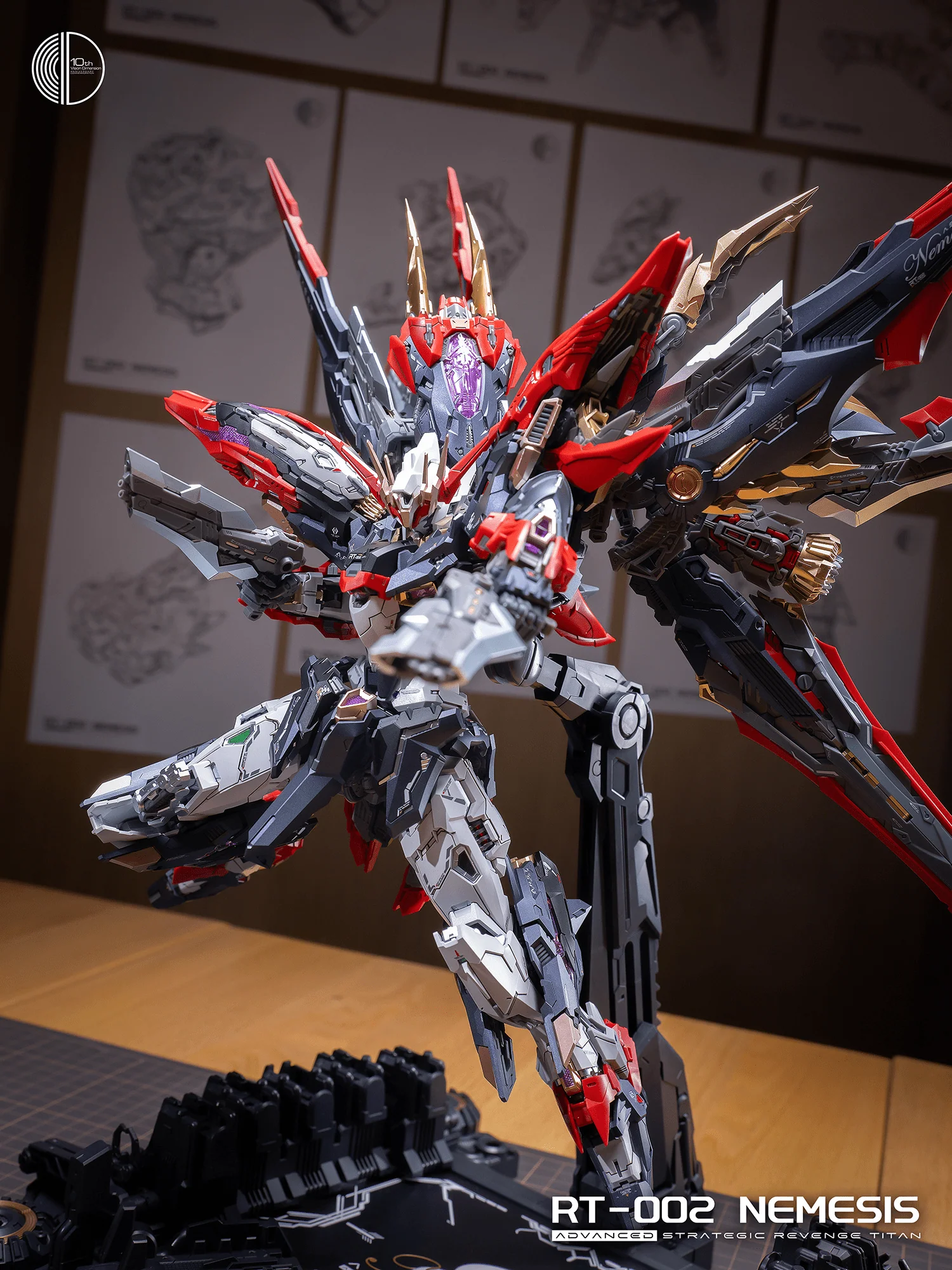 Infinity Nova Nemesis Goddess 1/100 Scale Model Kit - Image 4