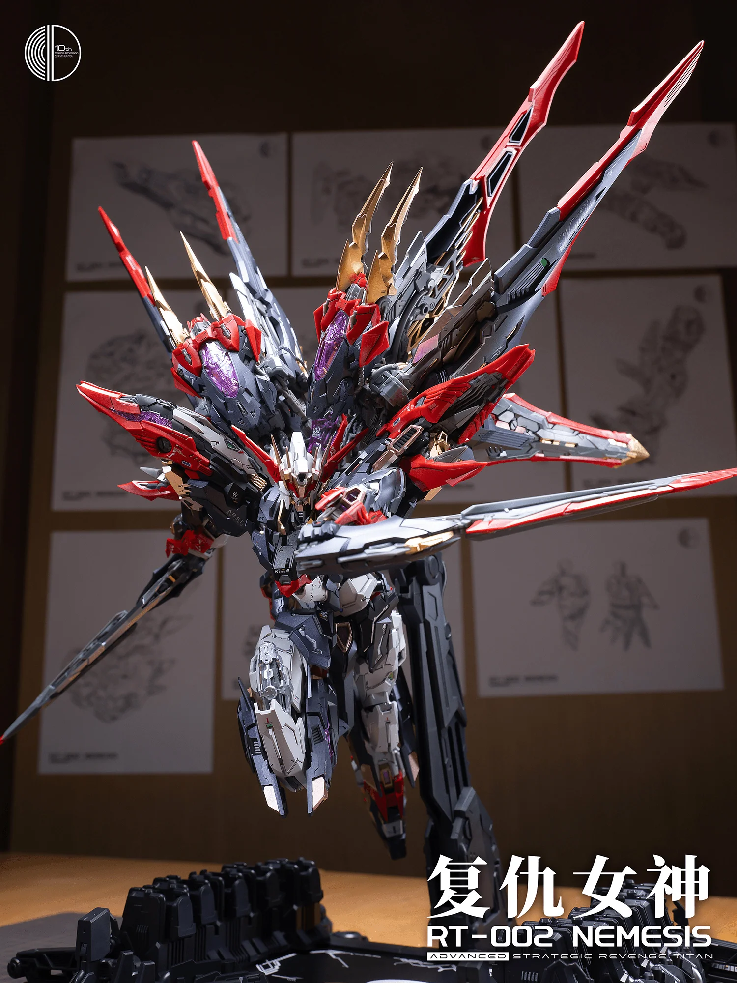 Infinity Nova Nemesis Goddess 1/100 Scale Model Kit - Image 6