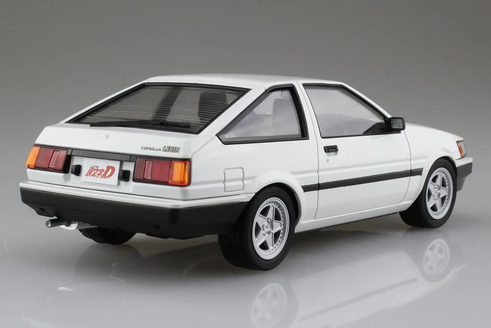 Initial D Itsuki Takeuchi's AE85 Toyota Levin 1/24 Scale Model Kit - Image 2