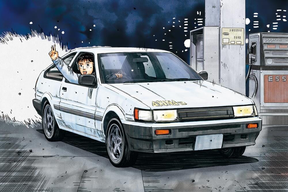 Initial D Itsuki Takeuchi's AE85 Toyota Levin 1/24 Scale Model Kit - Image 3