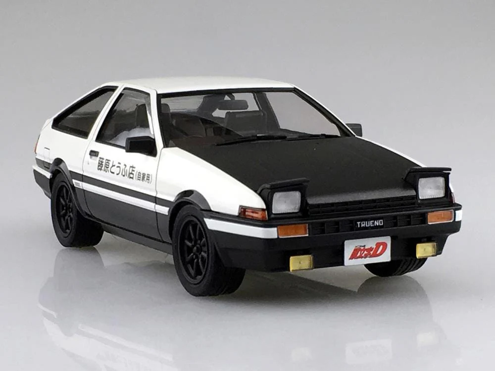 Initial D Takumi Fujiwara's AE86 Toyota Trueno (Project D Ver.) 1/24 Scale Model Kit - Image 3