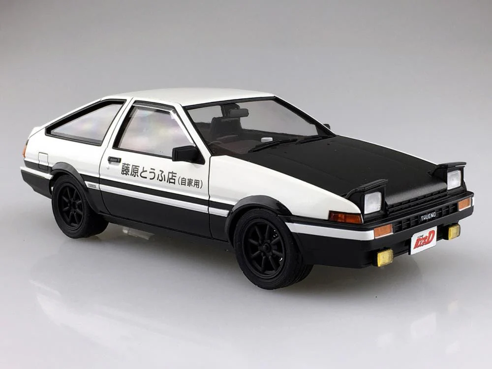 Initial D Takumi Fujiwara's AE86 Toyota Trueno (Project D Ver.) 1/24 Scale Model Kit - Image 4