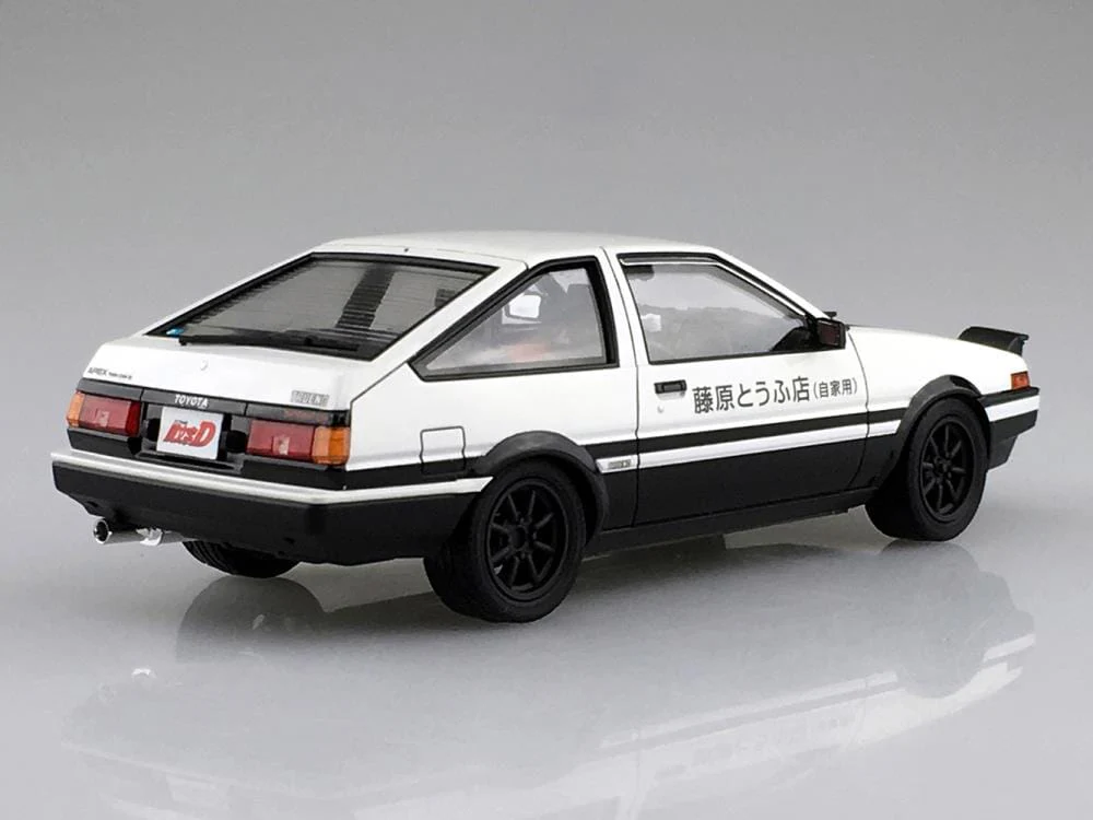 Initial D Takumi Fujiwara's AE86 Toyota Trueno (Project D Ver.) 1/24 Scale Model Kit - Image 6