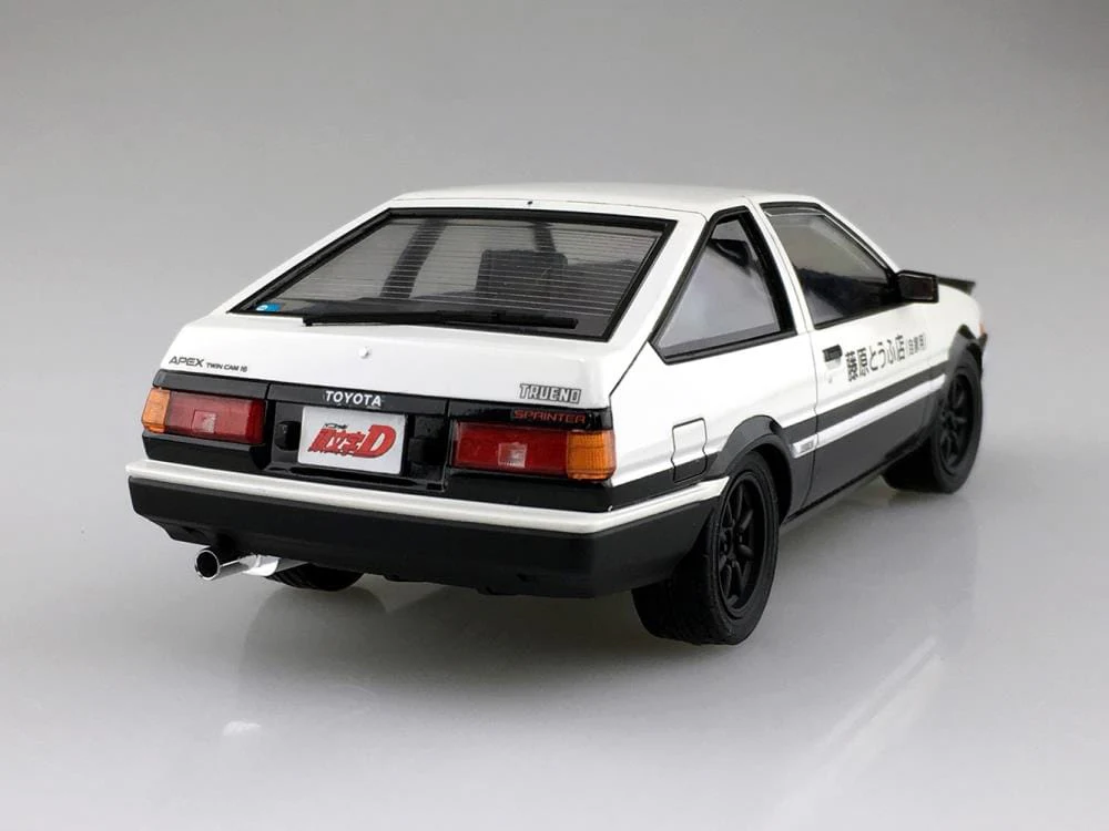 Initial D Takumi Fujiwara's AE86 Toyota Trueno (Project D Ver.) 1/24 Scale Model Kit - Image 7