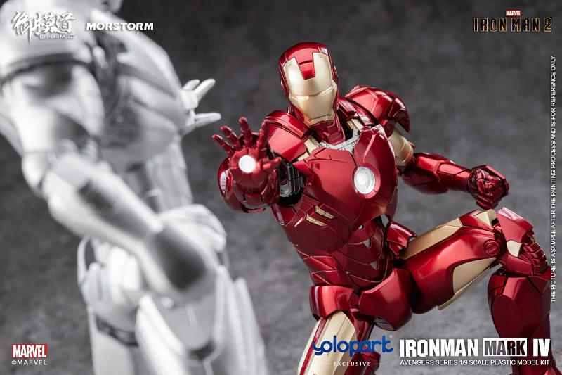 Iron Man 2 Iron Man Mark 4/6 Deluxe 1/9 Scale Model Kit - Image 19