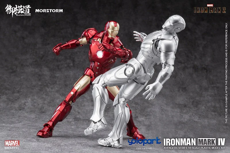 Iron Man 2 Iron Man Mark 4/6 Deluxe 1/9 Scale Model Kit - Image 24
