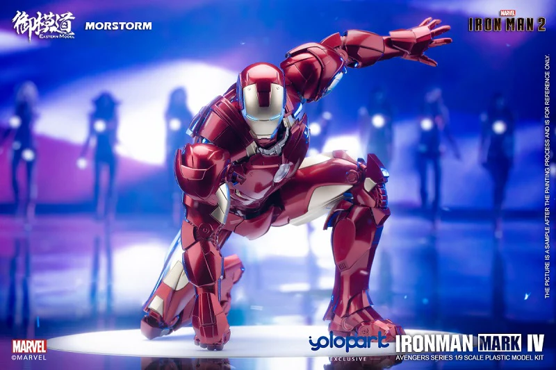 Iron Man 2 Iron Man Mark 4/6 Deluxe 1/9 Scale Model Kit - Image 25