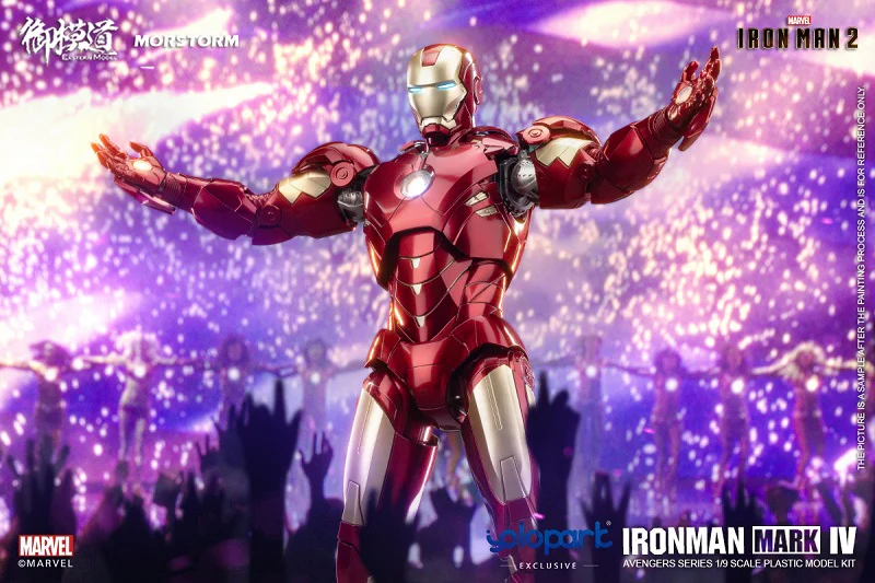 Iron Man 2 Iron Man Mark 4/6 Deluxe 1/9 Scale Model Kit - Image 26