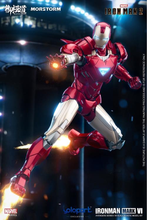 Iron Man 2 Iron Man Mark 4/6 Deluxe 1/9 Scale Model Kit - Image 29