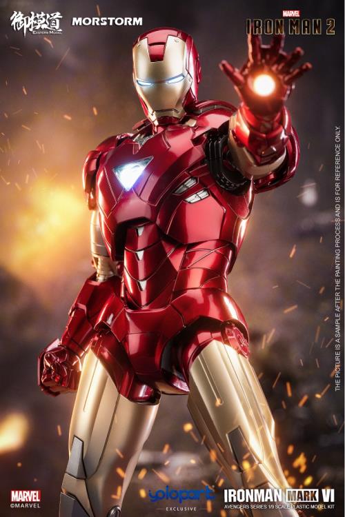 Iron Man 2 Iron Man Mark 4/6 Deluxe 1/9 Scale Model Kit - Image 32
