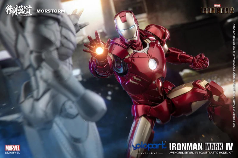 Iron Man 2 Iron Man Mark 4/6 Deluxe 1/9 Scale Model Kit - Image 34