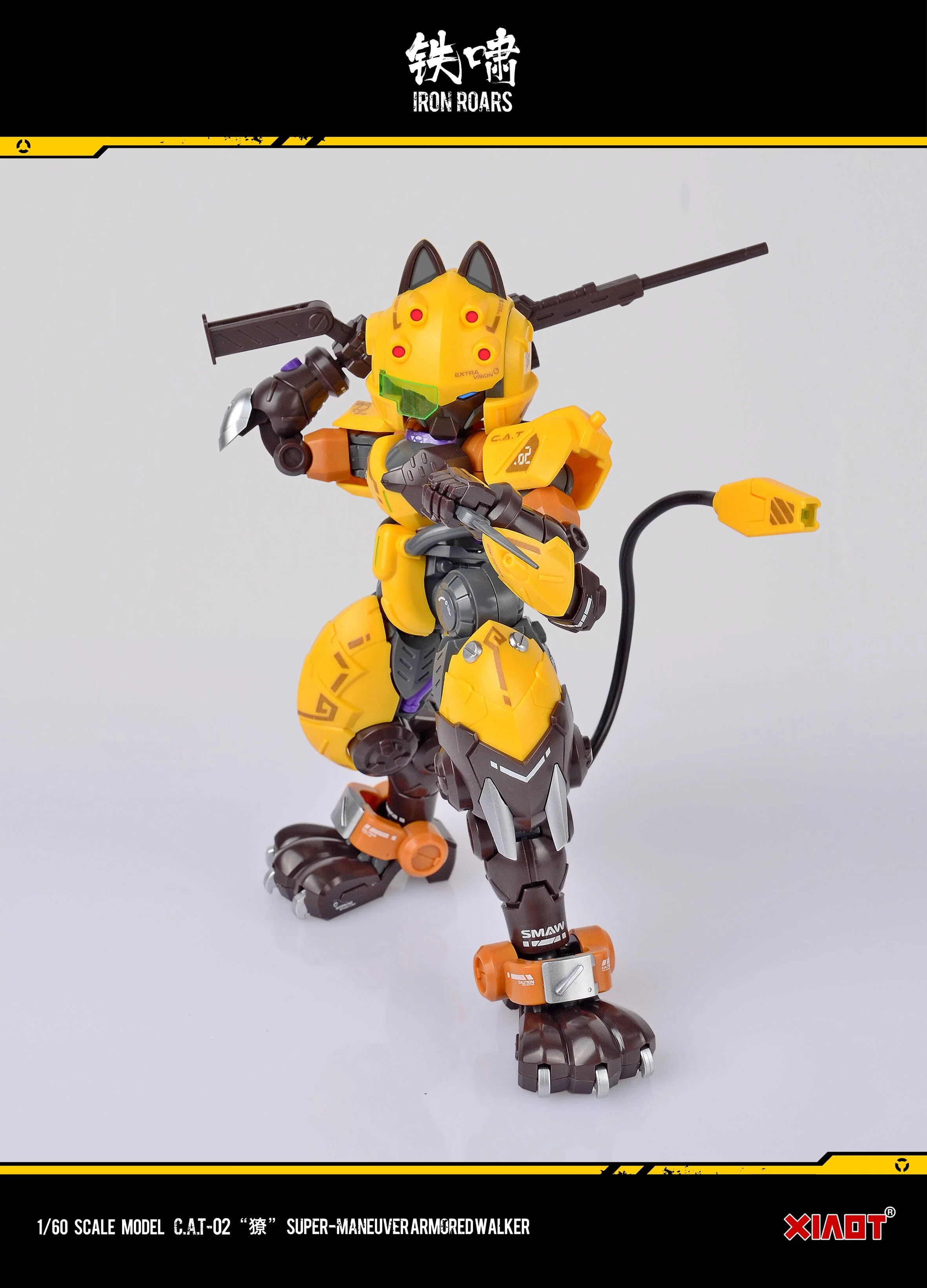 Iron Roars Maneuver Armored Walker C.A.T.-02 Arrow Garcia 1/60 Scale Model Kit - Image 18