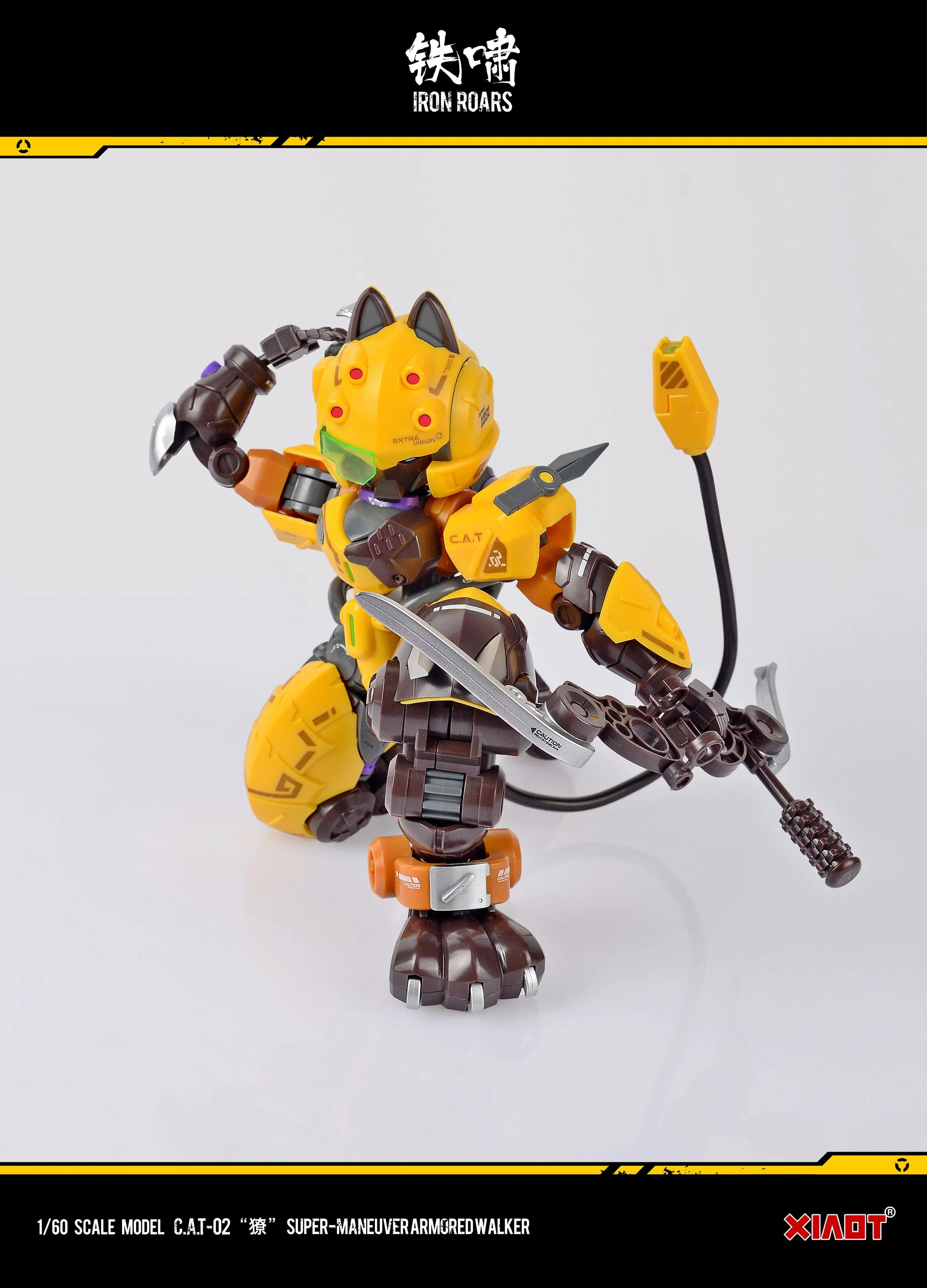 Iron Roars Maneuver Armored Walker C.A.T.-02 Arrow Garcia 1/60 Scale Model Kit - Image 20