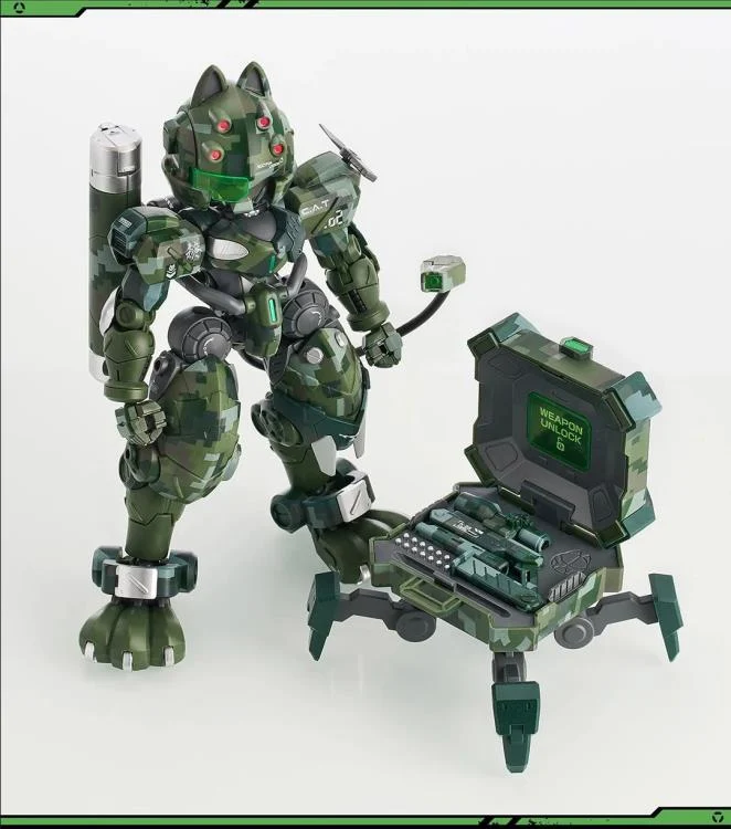 Iron Roars Maneuver Armored Walker C.A.T.-02 Fang (Jungle Camouflage Ver.) 1/60 Scale Limited Edition Model Kit - Image 11