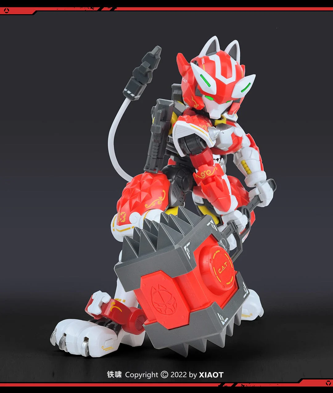 Iron Roars Maneuver Armored Walker C.A.T.-03 Robbery Fire 1/60 Scale Model Kit - Image 9