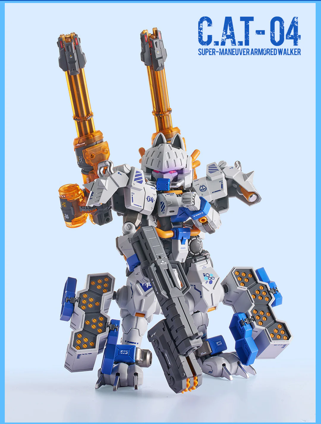 Iron Roars Maneuver Armored Walker C.A.T.-04 Zhen 1/60 Scale Model Kit - Image 12