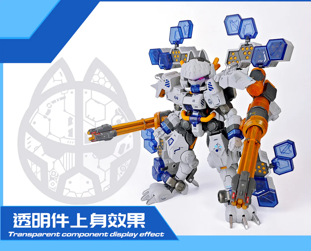 Iron Roars Maneuver Armored Walker C.A.T.-04 Zhen 1/60 Scale Model Kit - Image 21