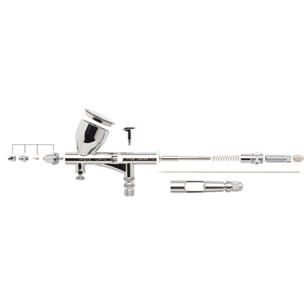 Iwata Custom Micron CM-C Plus Gravity Feed Dual Action Airbrush - Image 5