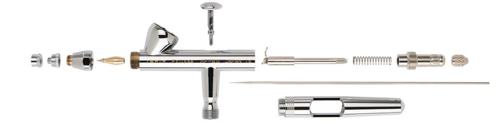 IWATA Eclipse HP-BS Gravity Feed Dual Action Airbrush - Image 2
