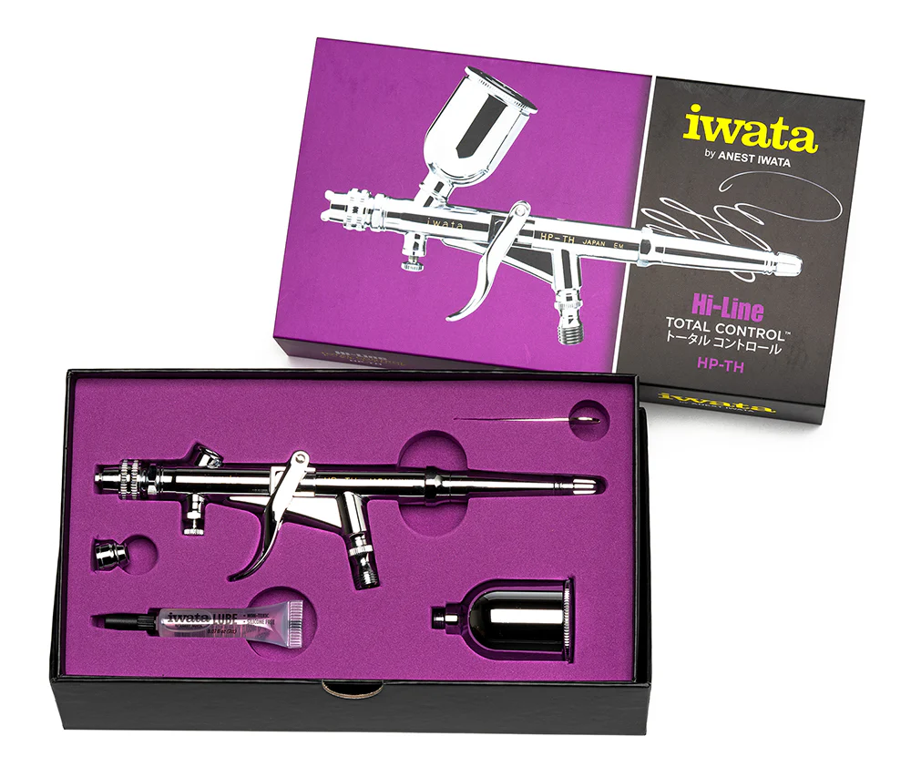 IWATA Hi-Line HP-TH Gravity Feed Dual Action Trigger Airbrush - Image 3