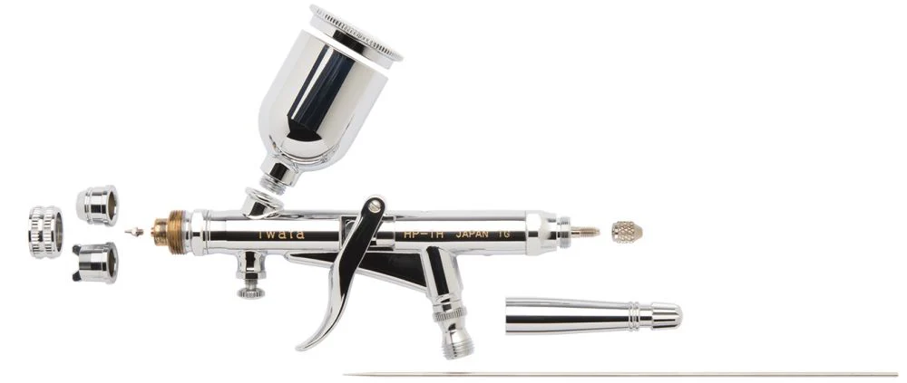 IWATA Hi-Line HP-TH Gravity Feed Dual Action Trigger Airbrush - Image 6