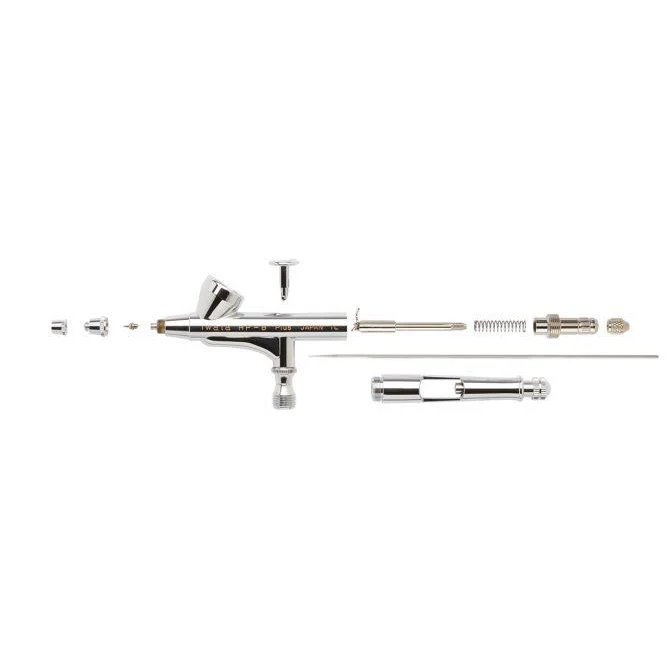 Iwata High Performance HP-B Plus Gravity Feed Dual Action Airbrush - Image 3