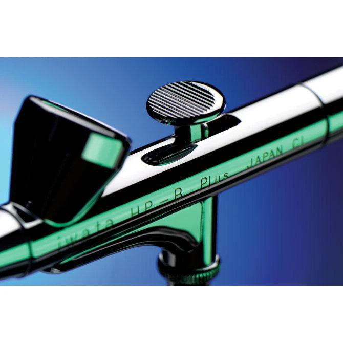 Iwata High Performance HP-B Plus Gravity Feed Dual Action Airbrush - Image 4