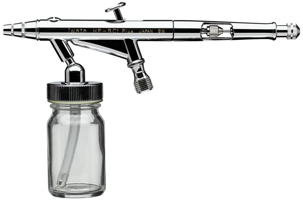 IWATA High-Performance HP-BC Plus Siphon Feed Dual Action Airbrush - Image 2