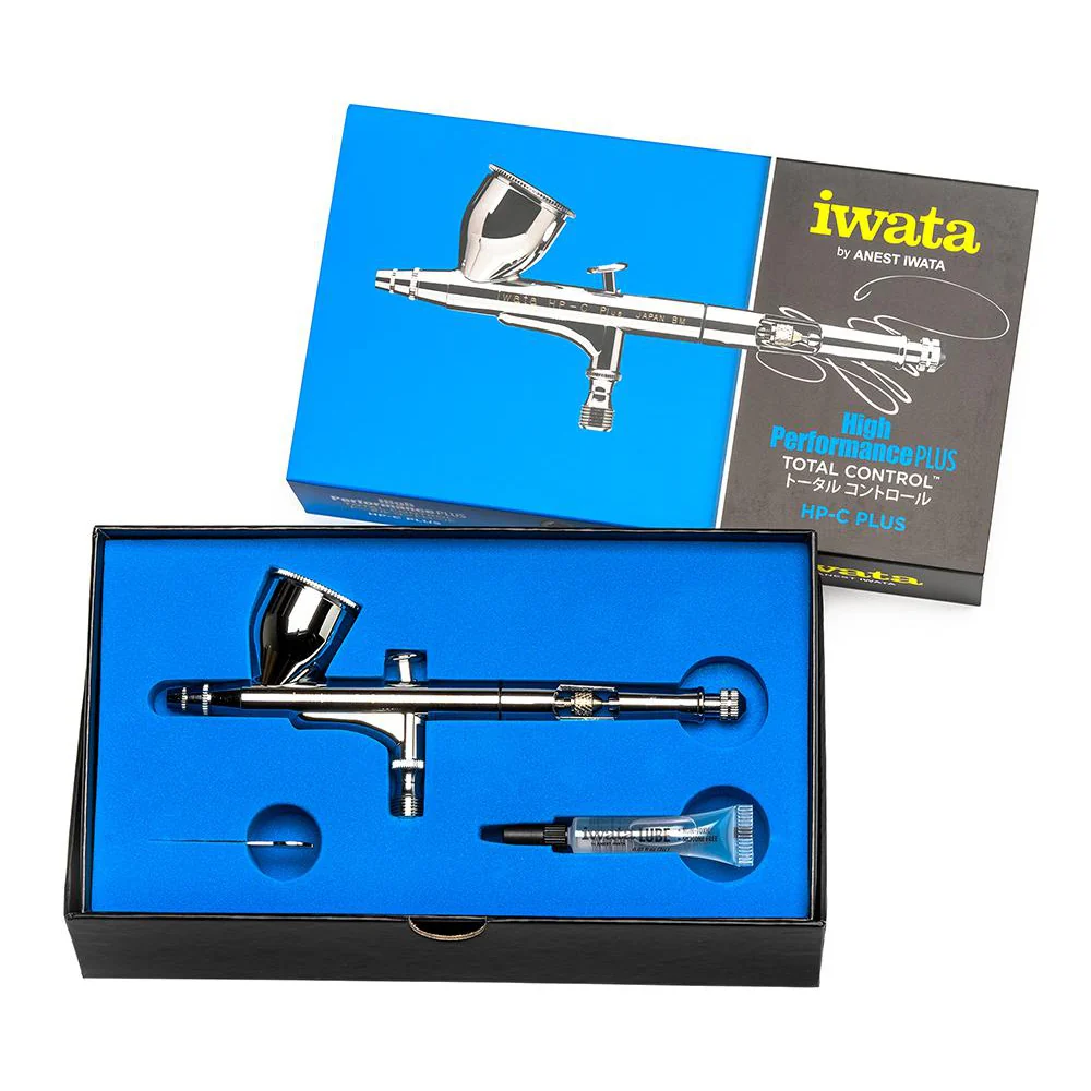 Iwata High Performance HP-C Plus Gravity Feed Dual Action Airbrush - Image 2