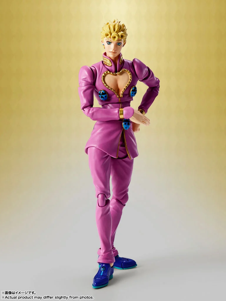 JoJo's Bizarre Adventure Golden Wind S.H.Figuarts Giorno Giovanna Action Figure - Image 4