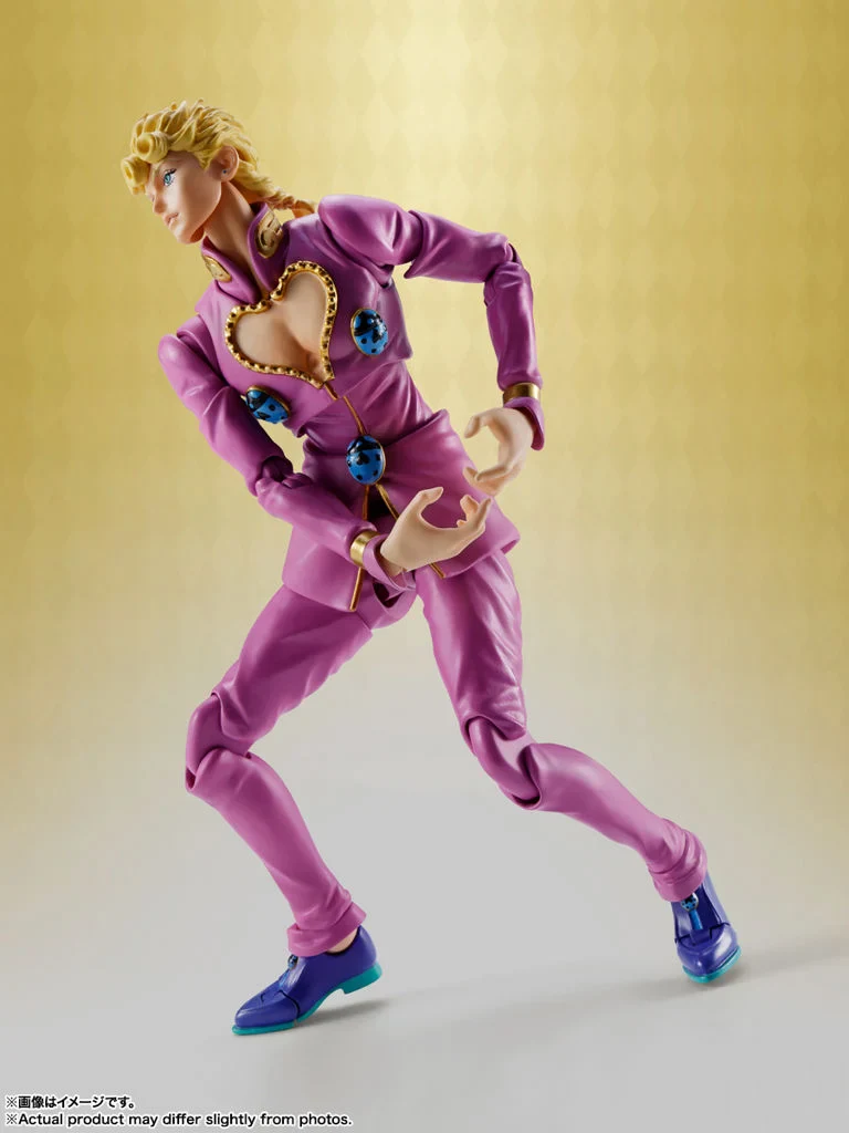 JoJo's Bizarre Adventure Golden Wind S.H.Figuarts Giorno Giovanna Action Figure - Image 5