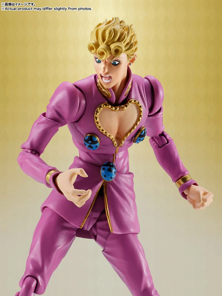 JoJo's Bizarre Adventure Golden Wind S.H.Figuarts Giorno Giovanna Action Figure - Image 7