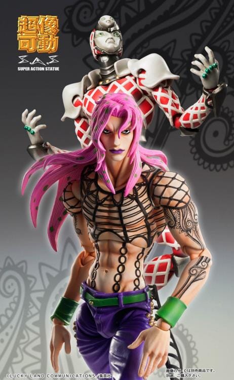 JoJo's Bizarre Adventure: Golden Wind Super Action Statue Diavolo (Reissue) - Image 5