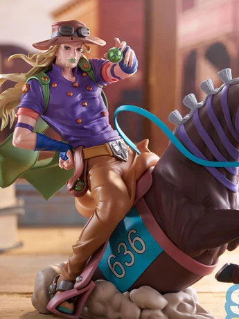 JoJo's Bizarre Adventure Steel Ball Run Xross Link MAX Gyro Zeppeli Figure - Image 2