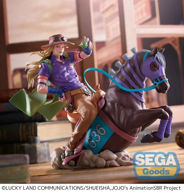 JoJo's Bizarre Adventure Steel Ball Run Xross Link MAX Gyro Zeppeli Figure - Image 4