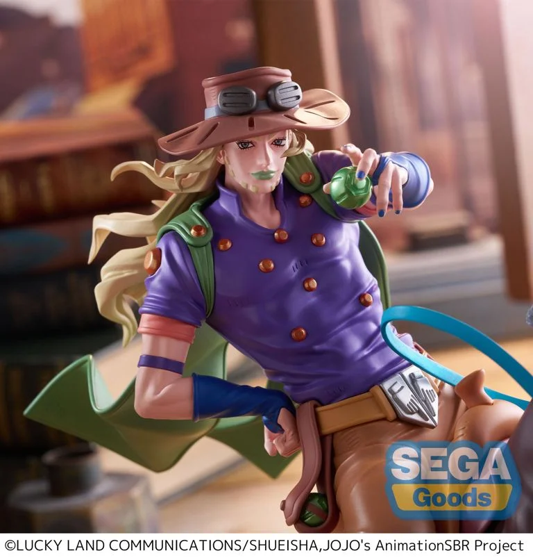 JoJo's Bizarre Adventure Steel Ball Run Xross Link MAX Gyro Zeppeli Figure - Image 6