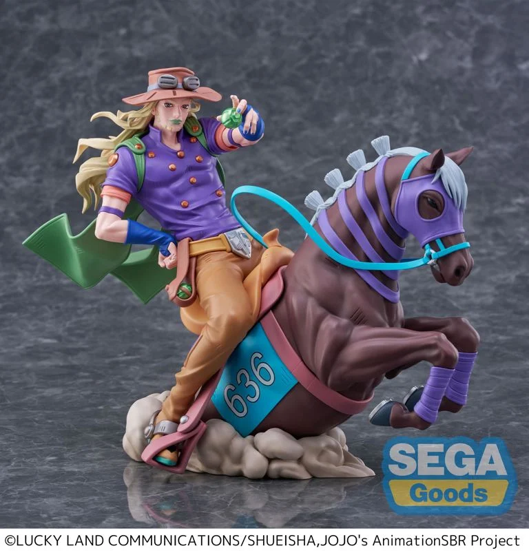 JoJo's Bizarre Adventure Steel Ball Run Xross Link MAX Gyro Zeppeli Figure - Image 7