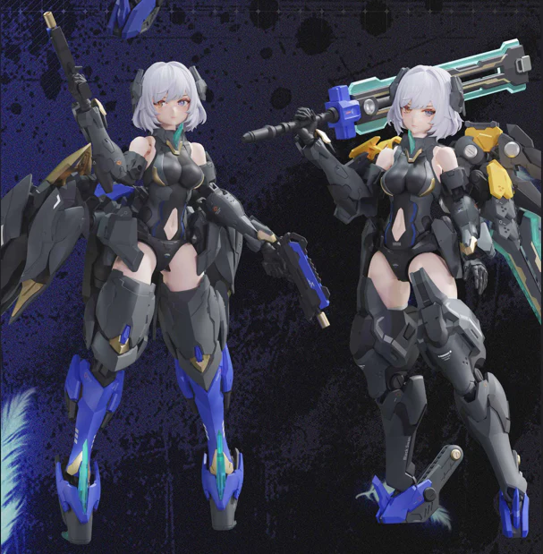 Mecha Angel Series Black Swan Elysia 1/12 Scale Model Kit - Image 18