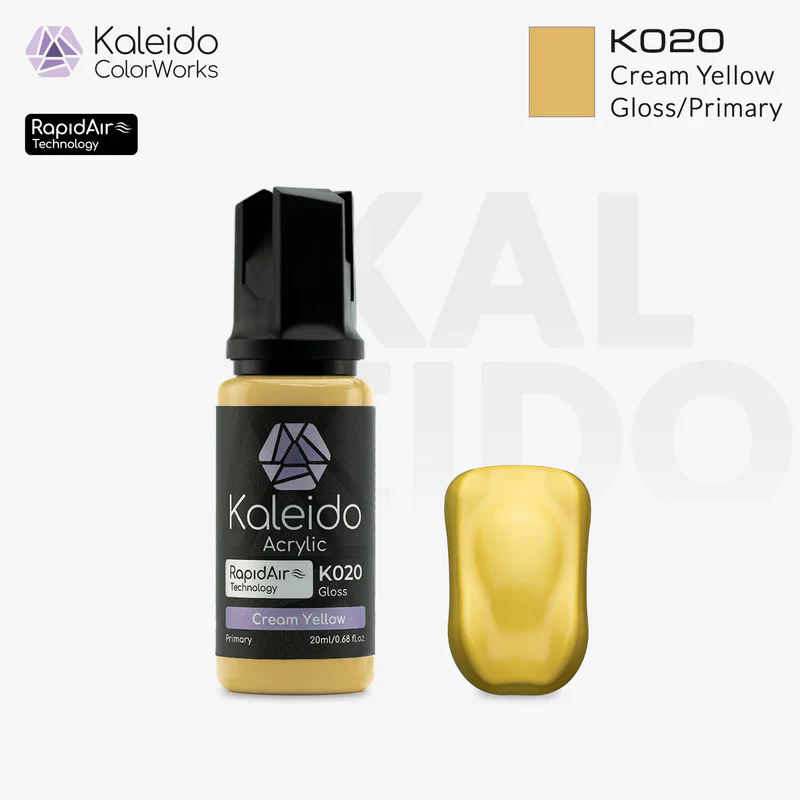 Kaleido ColorWorks K020 Cream Yellow Primary Colors 20ml - Image 2